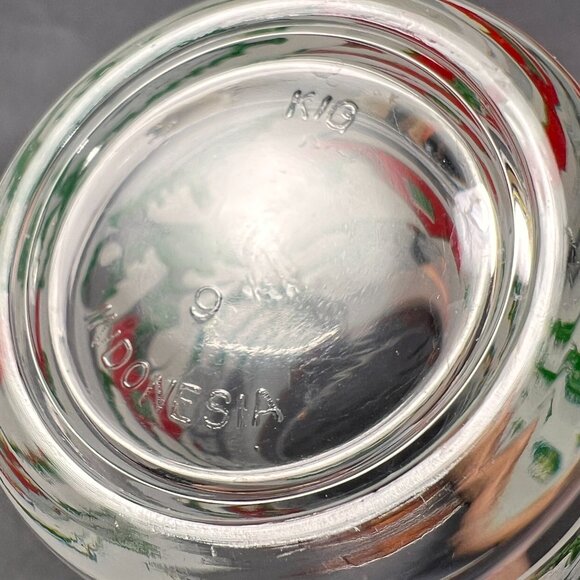 Vtg Kig Winter Wonderland Christmas Holiday Highball Tumbler Glassware Indonesia - Picture 7 of 14